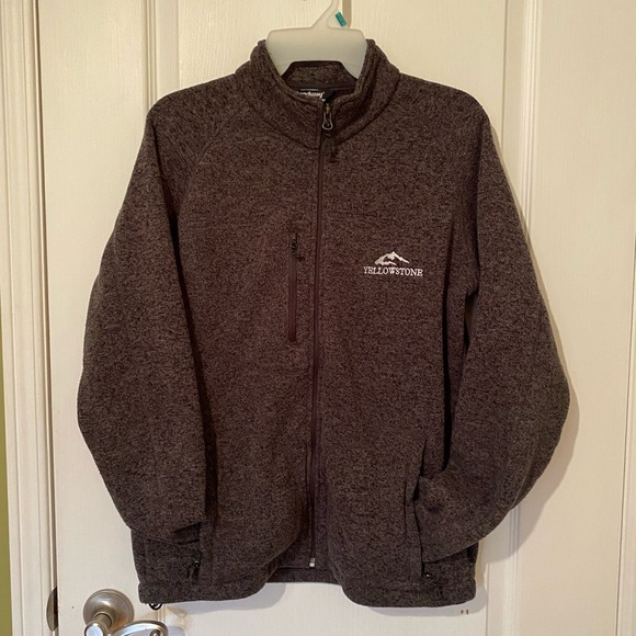 EUC Men’s Salt & Pepper GreyZip up Sweater - Picture 3 of 6